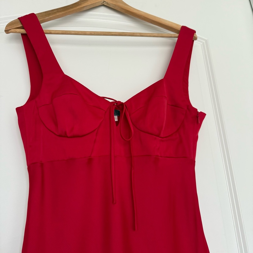 WAYF Siren Satin Maxi Dress size small - Picture 6 of 9